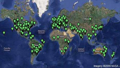 Map of Galilean Nights events